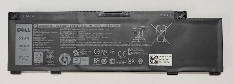 Dell G3 15 3500 3590 3790 G5 15 5500 SE 5505 Inspiron 5490 P89F P89F002 Orijinal Batarya 266J9 %80 Sağlık