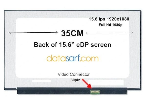 Écran LCD LED 15.6 Pouces LP156WFC(SP)(K2) 30 Broches - Dalle Neuve Sans Fixations