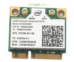 Samsung Np530u4c Np530u4b Np535u4c Np535u4e Wireless 670020-001 İntel N6235 5g