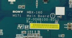 Sony PCG-7X1M VGN-N21E Anakart MBX-160 1P-006B100-6011