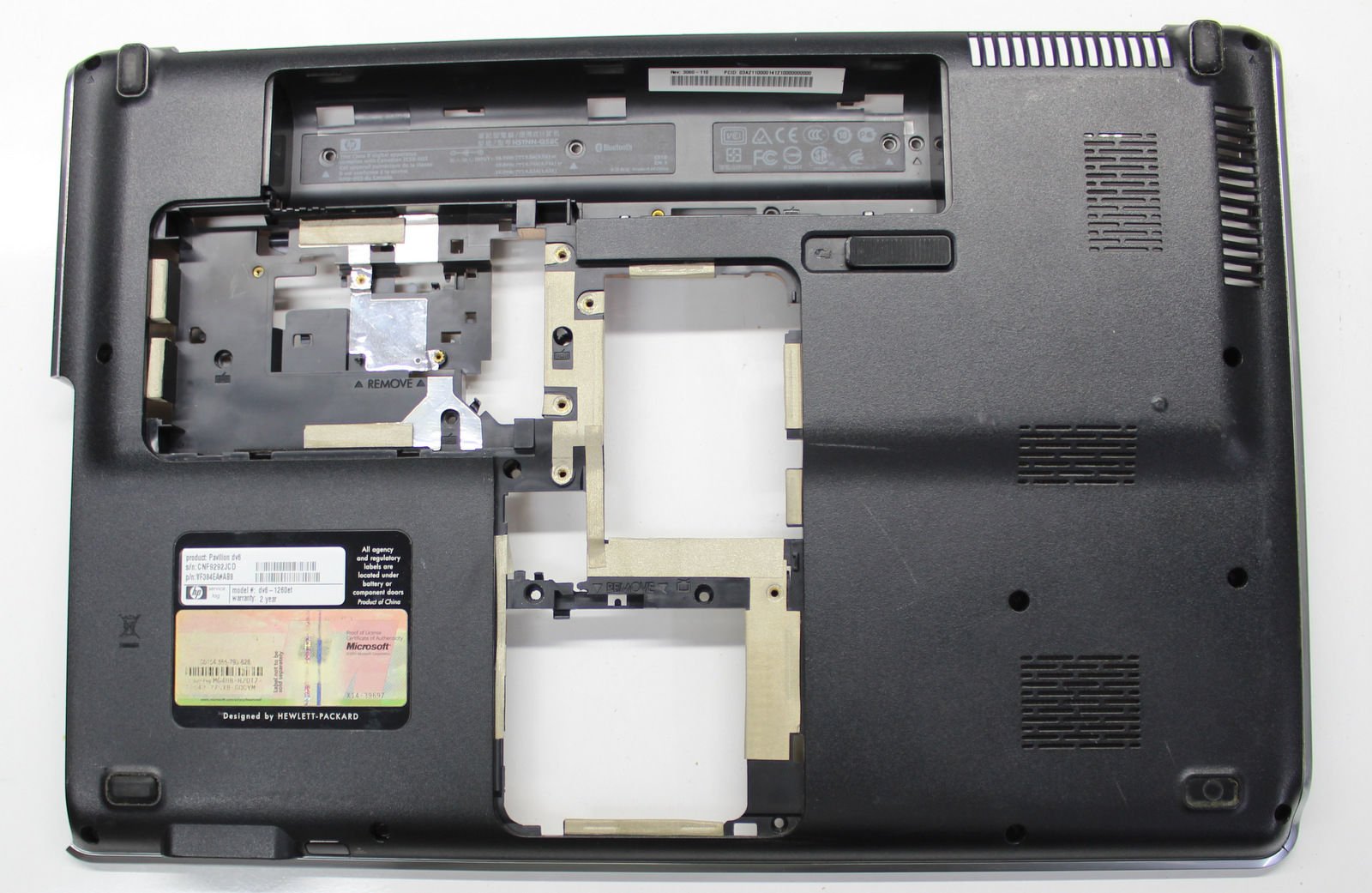 Hp Dv6-1000 Dv6-2000 Alt Kasa