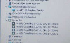 Dell 3421 5421 VOSTRO 2421 3440 P37G Orijinal Anakart 12204-1 i5-4210U