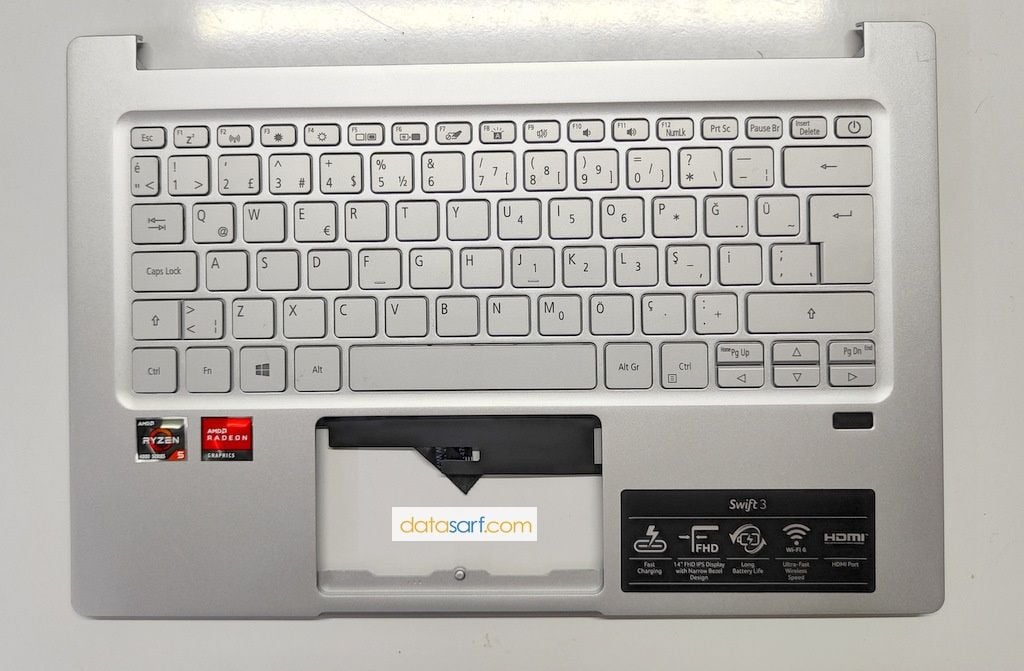Acer Swift 3 SF314-42 Üst Kasa Klavye Palmrest AM2WG000400
