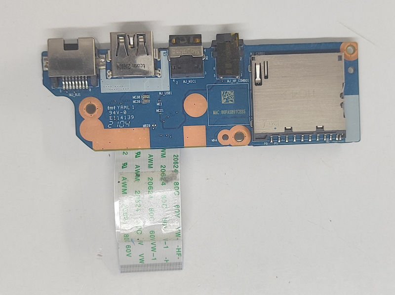 TechnoPc TC15DC Orijinal Usb Aux IO Kart 6-43-NL4C0-020-1