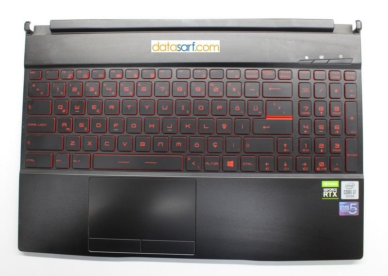 MSI MS-16U4 Üst Kasa Klavye Palmrest 3076U7C211 NSK-FB1NT 9Z.NCXBN.10T