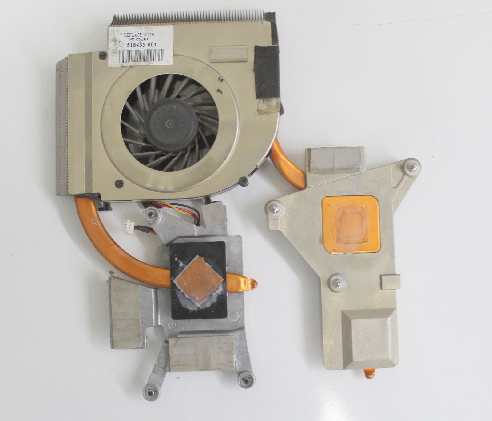 Hp Dv6-1000 Dv6-2000 Orijinal Fan ve Soğutucu Bakır 518435-001