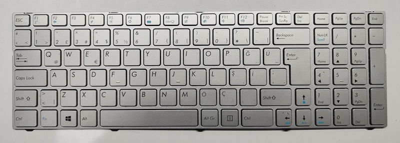 Casper C710 Orijinal Klavye Silver