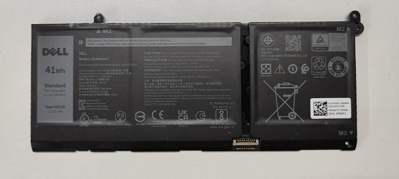 Dell Inspiron 15 3510 3511 3515 3520 3521 3525 Vostro 3510 3511 3515 3520 3521 3525 P112F Orijinal Batarya G91J0