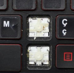 Acer Nitro AN515-43 Orijinal Klavye Üst Kasa Tuşlar Sağlam Eksikler Var