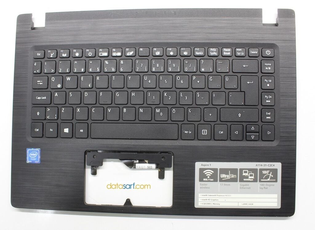 Acer A114-31 A314-31 N17q4 Üst Kasa Klavye