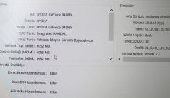 Dell Vostro P75G001 Orijinal Anakart LA-D821P İ5-7200U 4GB 940MX