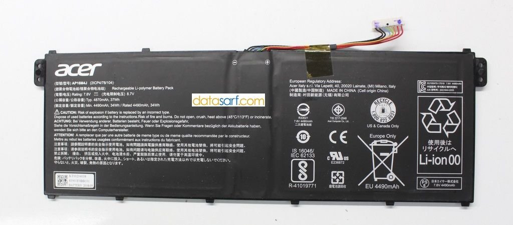 Acer Aspire 3 A315-52 Orijinal Batarya Pil AP16M4J