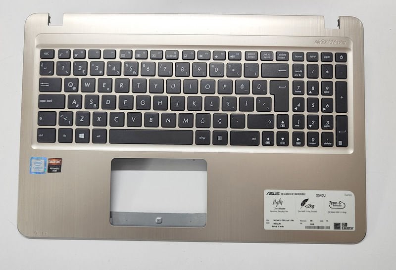 Asus X540 R540 A540 D540 Klavye Üst Kasa