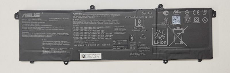 Asus VivoBook E1504 E1504G E1504F E1504FA Orijinal Batarya Pil C31N2201 %100 Sağlık
