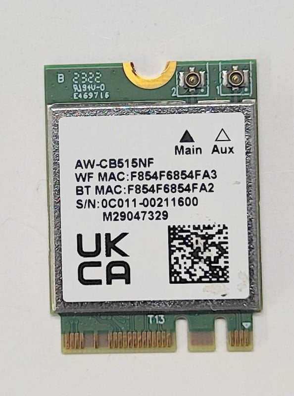 Asus VivoBook E1504 E1504G E1504F E1504FA Orijinal Wireless Kart AW-CB515NF