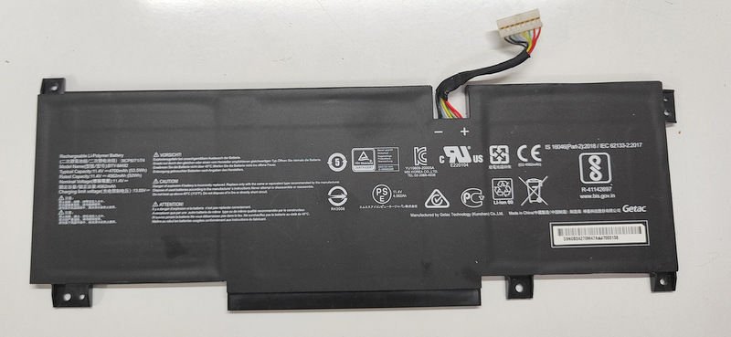 MSI Katana GF66 11UE 11UG MS-1581 MS-1582 MS-1583 MS-1584 GL66  Bravo MS-158K Orijinal Batarya Pil BTY-M492