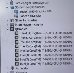 Dell Vostro 13 5370 Orijinal Anakart i7-8550U Radeon 530 4GB