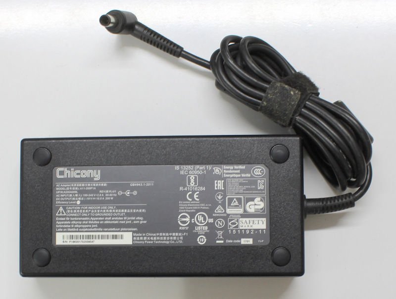 Casper G770 MSI GL75 MS-17E7 Orijinal Adaptör Şarj Cihazı Chicony A11-200P1A 19V 10.5A 200W 7.4*5.0MM