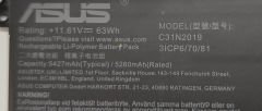 ASUS Vivobook Pro K3400P K3401 K3400 K6400Z M6400R Orijinal Batarya Pil C31N2019