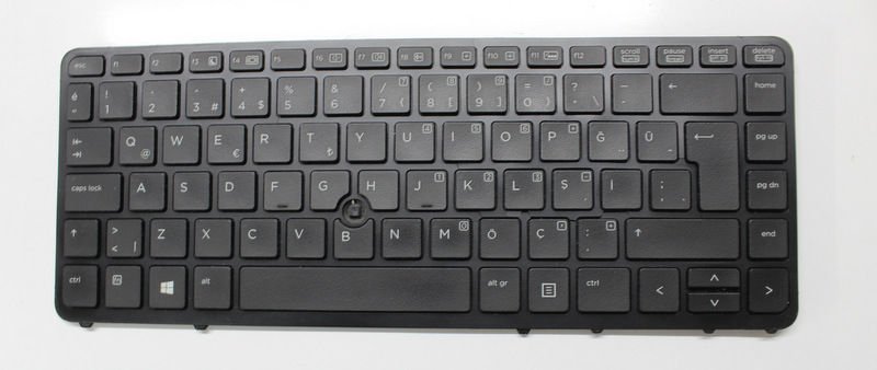 HP EliteBook 840 G2 740 G1 840 G1 740 G2 740 G1 840 G1 740 G2 Orijinal Klavye Çıtası Çatlak