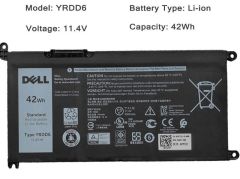 Dell Inspiron 15 3503 Orijinal Batarya Pil YRDD6