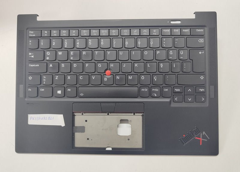 Lenovo ThinkPad X1 Carbon Gen 9 Orijinal Klavye Üst Kasa Türkçe