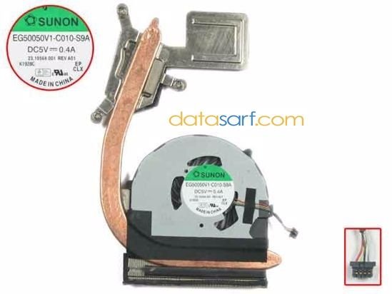 Acer S3 S3-951 S3-371 S3-391 Ms2346 Fan Soğutucu Bakır Heatsink 60.4QP02.001