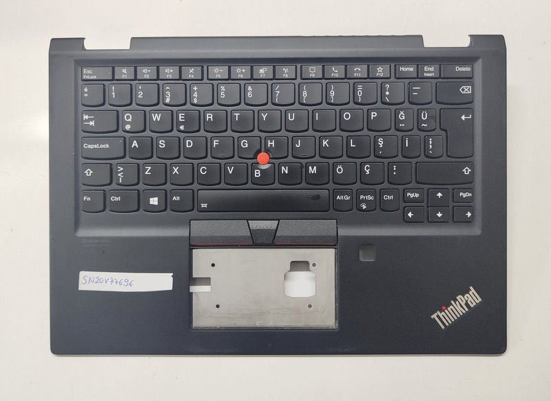 Lenovo Thinkpad X13 Yoga G1 Orijinal Klavye Üst Kasa 460.0JH09.0001 SN20V77696