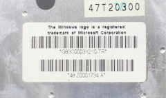 Toshiba G83C0003X210-TR Klavye