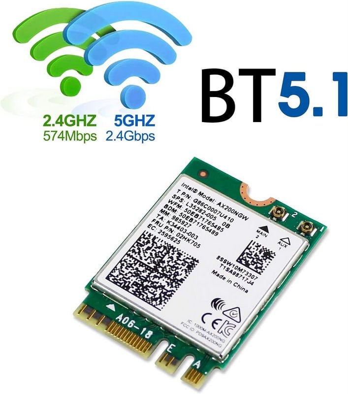 Acer A715-75 A715-41 A715-42 A715-423 N19C5 Orijinal Wireless Kart AX200NGW