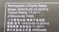 Monster Abra A5 V15.4 Orijinal Batarya Pil GK5CN-00-13-3S1P-0