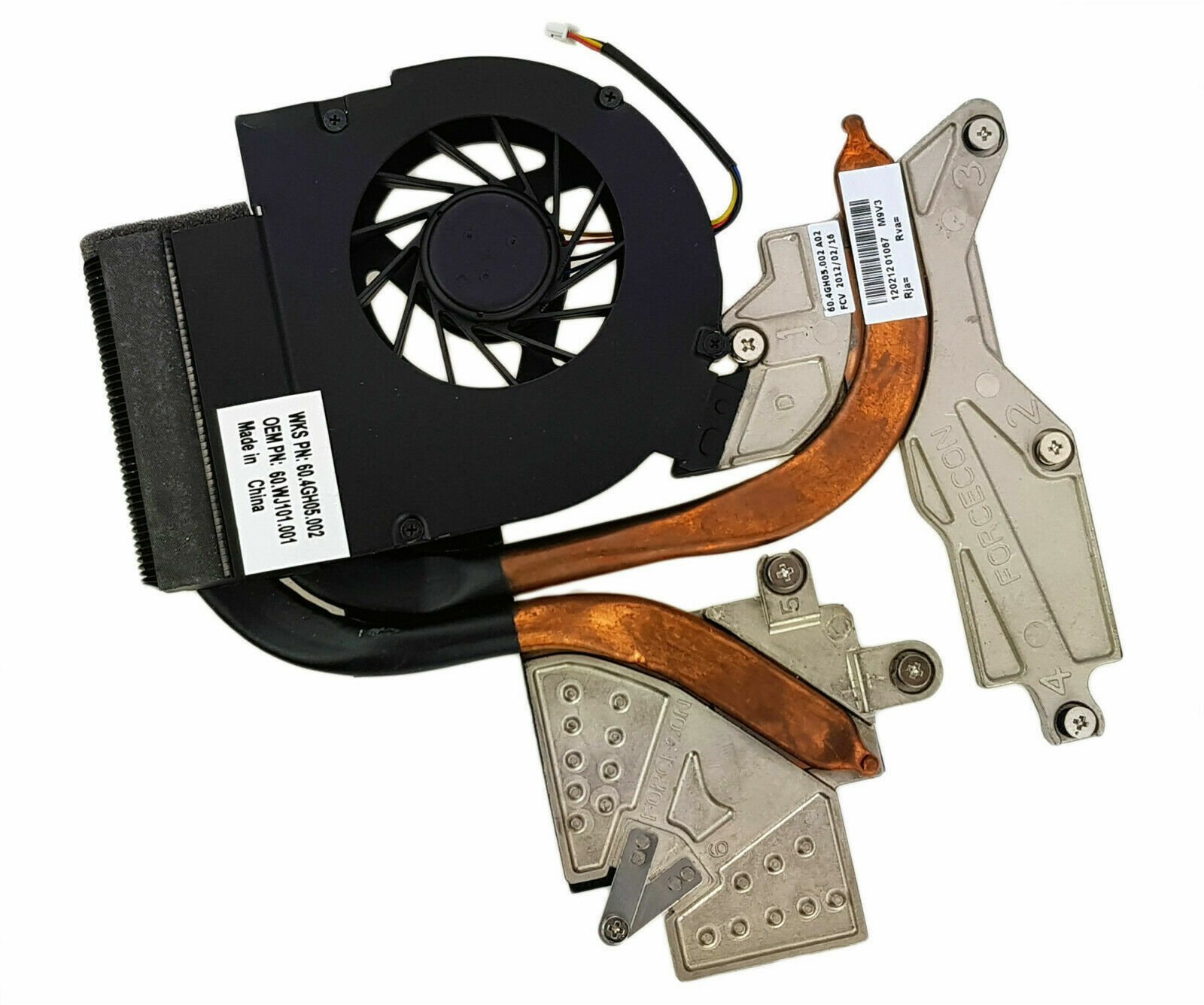 Packardbell TJ75 TJ61 TJ65 MS2288 Fan Soğutucu Bakır Heatsink 60.4GH05.002