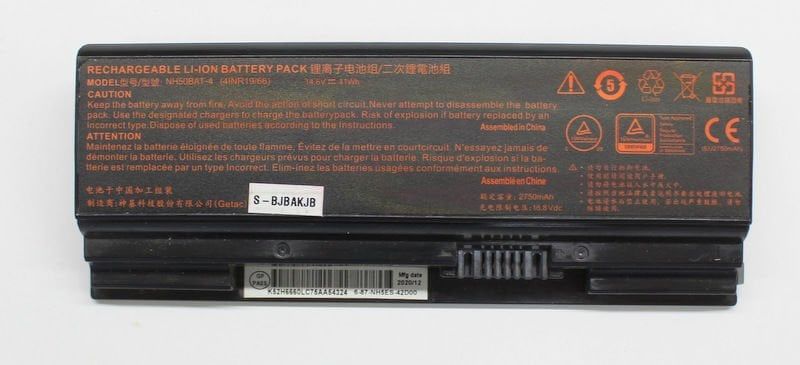 Monster Abra A7 V12 Orijinal Batarya Pil NH50BAT-4 %97 Sağlık