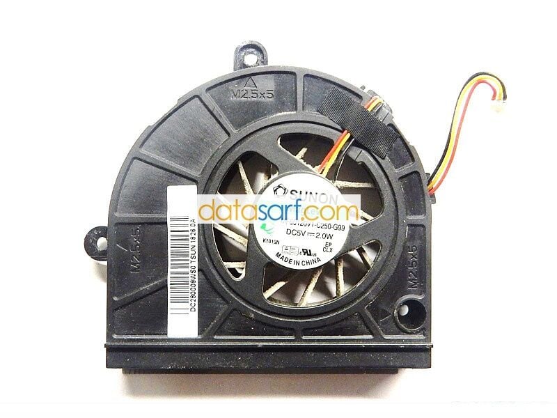 Asus K53u A53u X53u X53z K53 K53t Fan Mf60120v1-C250-G99 Pk40000fs10