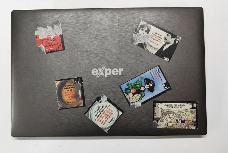 Exper A5B Lcd Cover Arka Kapak Slimled Ekranlı Versiyonu