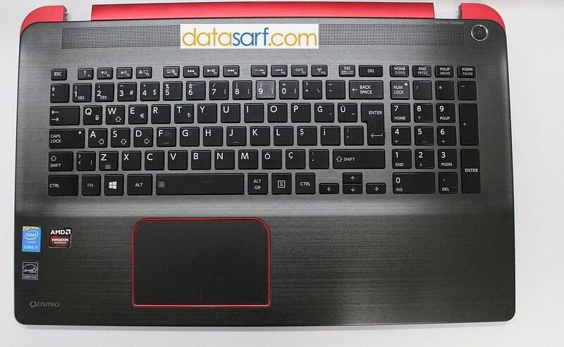 Toshıba Qosmıo X70-B X75-B Orijinal Üst Kasa Klavye Touchpad