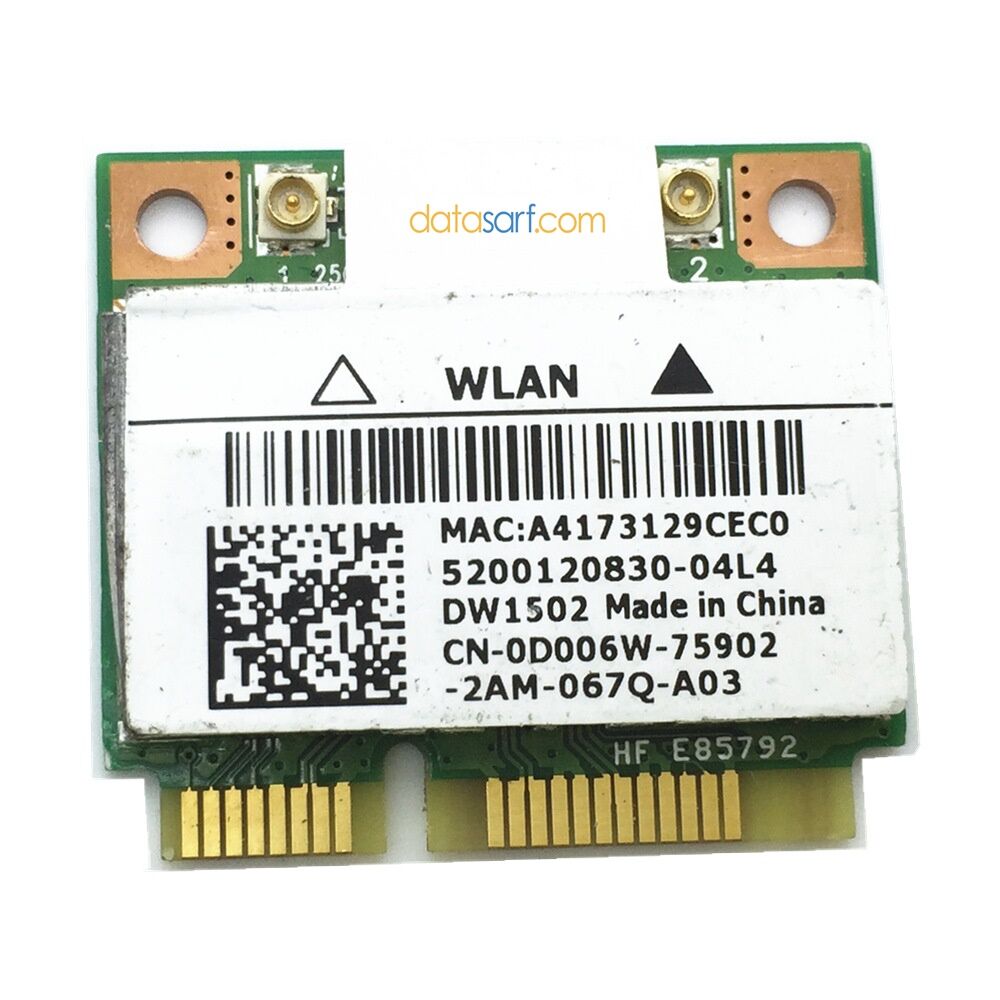 Dell Inspiron 3520 M5040 N5040 N5050 P18F Wireless Kart DW1502