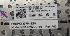 Dell Latitude P14F001 Orijinal Klavye MP-10H16TQ66981W PK130VI2A28 0H0VX7