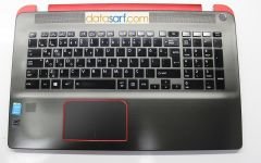 Toshıba Qosmıo X70-B X75-B Orijinal Üst Kasa Klavye Touchpad Kusurlu