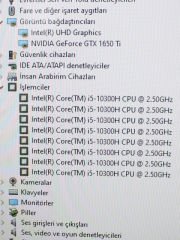 Monster Abra A7 V12.5 Orijinal Anakart İ5-10300H GTX 1650 Tİ