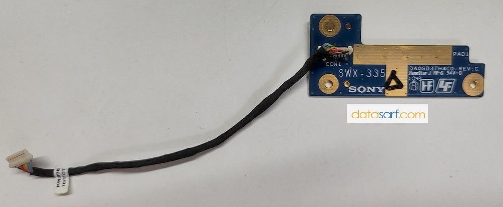 Sony VPCS1 PCG-51211M PCG-51511L Power Start Kart SWX-335