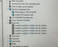 HP TPN-Q187 Orijinal Anakart i7-7500U R5 M330 DA0P1BMB6D0 REV D