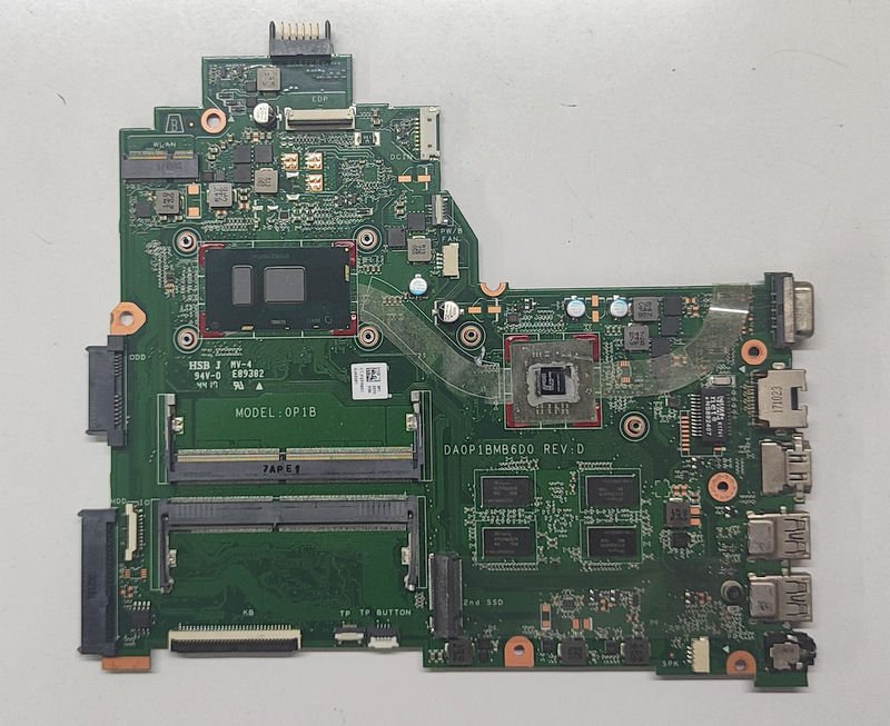 HP 245 G6 Orijinal Anakart i7-7500U R5 M330 DA0P1BMB6D0 REV D
