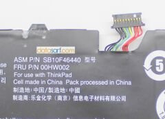 Lenovo Thinkpad X1 Carbon  2nd 3rd  20a7 20a8 20bs 20bt Orijinal Batarya Pil 00hw002