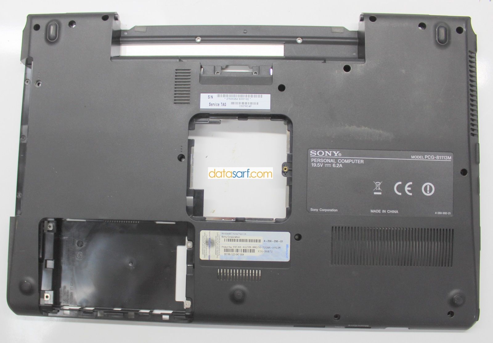 Sony Vpcf1 PCG-81112M PCG-81113M Alt Kasa