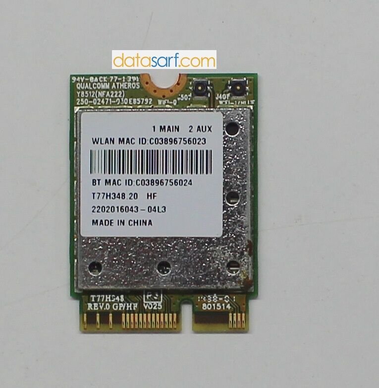 Acer V17 Nitro Vn7-791, Vn7-791g Vn7 791 Ms2395 Wireless Kart QCNFA222