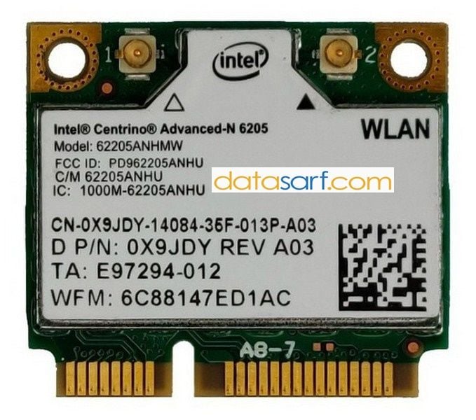 Dell Vostro 5470 P41g Orijinal Wireless Kart 0X9JDY İntel Centrino Advanced-N 6205 5G Uyumlu