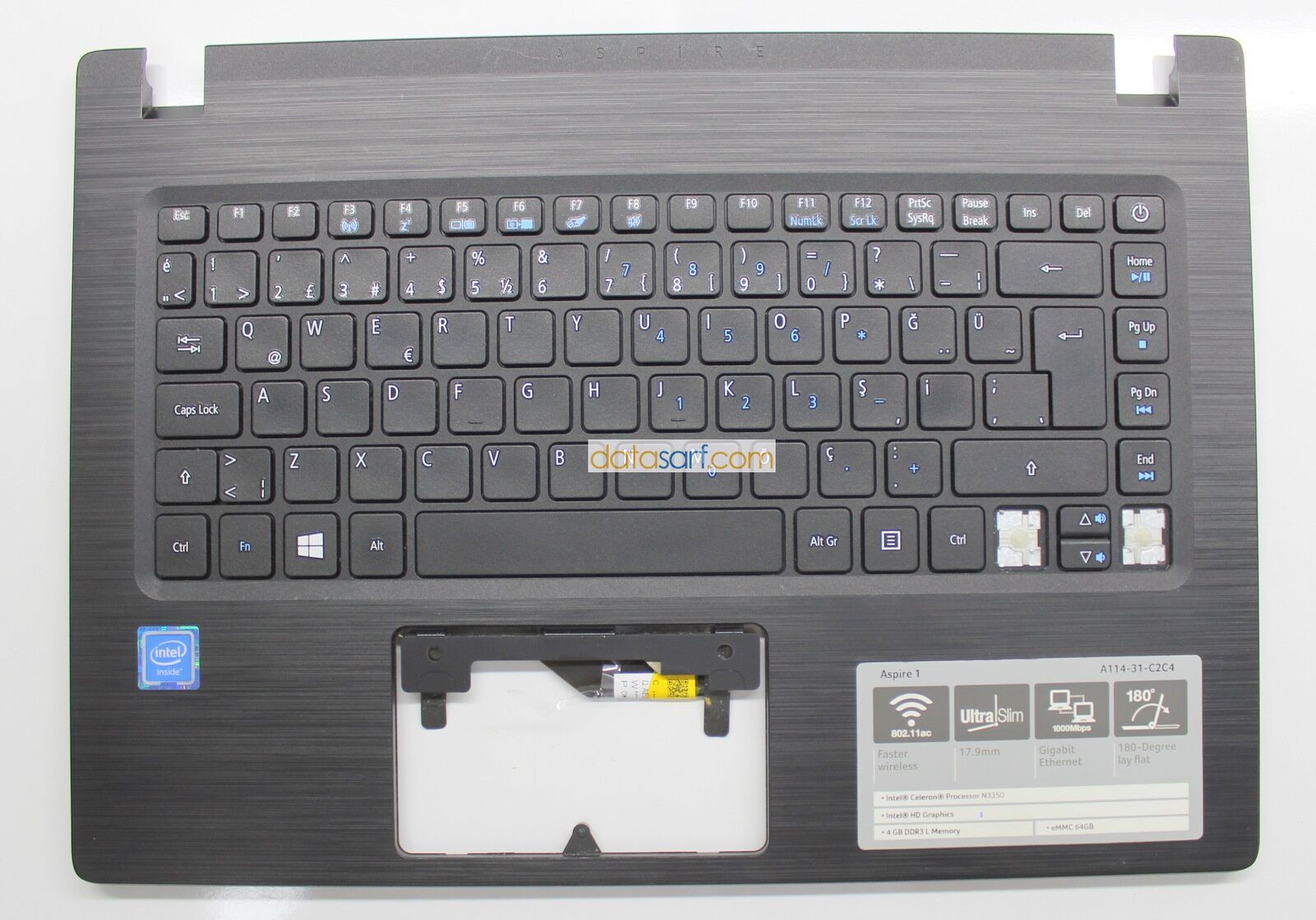 Acer A114-31 A314-31 N17q4 Üst Kasa Klavye Arızalı