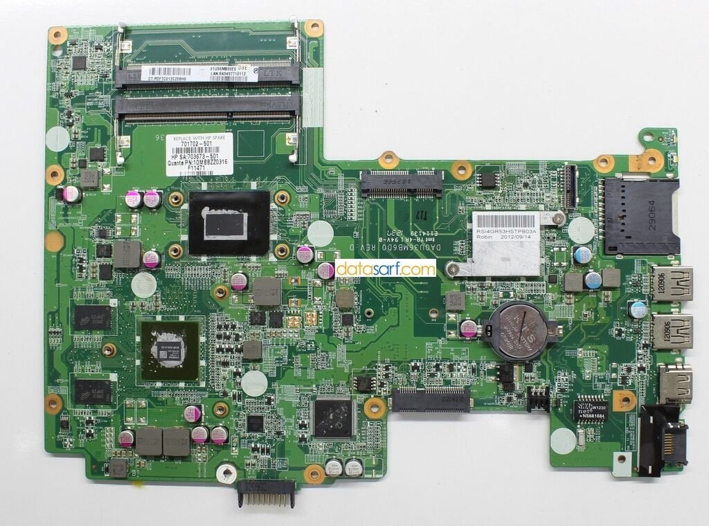 Hp Pavilion 15-B 15-B020ST 15-B100 Arızalı Anakart DA0U36MB6D0 REV D
