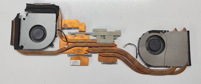 Monster Abra A7 V12.5 Orijinal Soğutucu Bakır Heatsink 6-31-NH77N-DA1